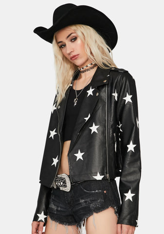 Starry Eyed Surprise Moto Jacket