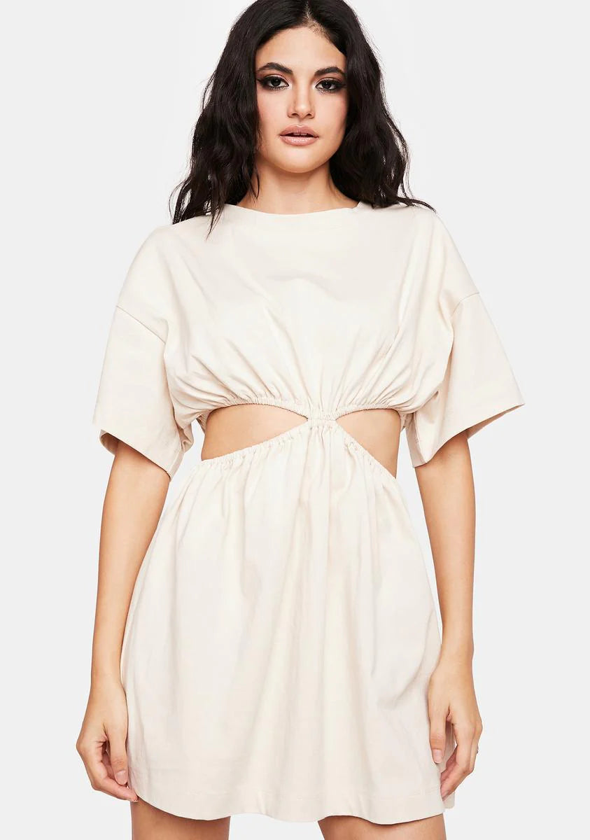 Ivory Catch Some Rays Mini Dress