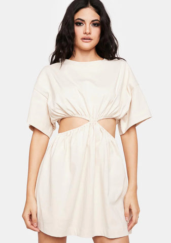 Ivory Catch Some Rays Mini Dress