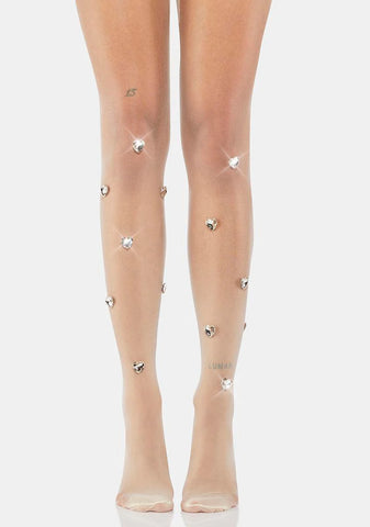 You're My Type Studded Tights