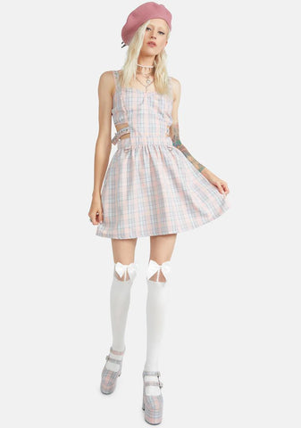 Baby Not So Innocent Plaid Mini Dress