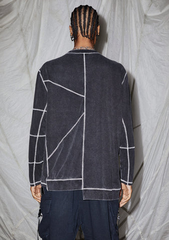 Reverb Unisex Asymmetrical Zip-Up Tee