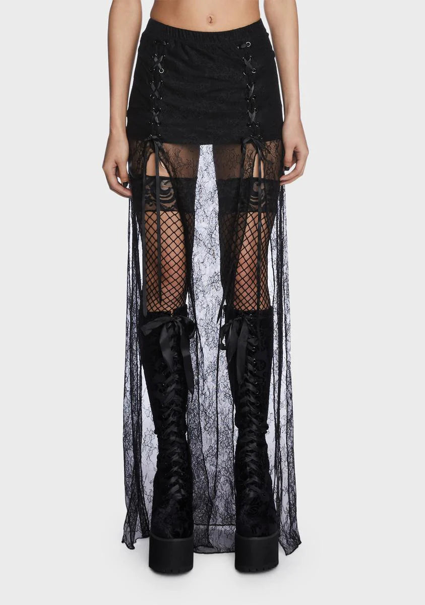 Mourning Soul Maxi Skirt