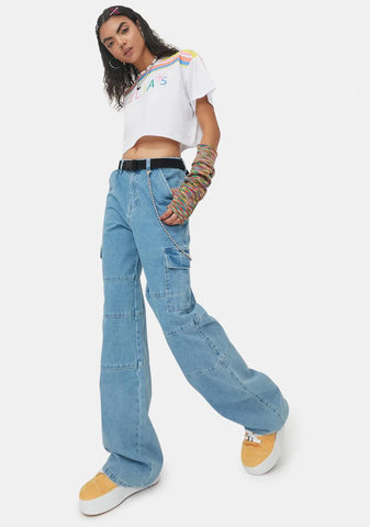 Big Idea Paneled Skater Jeans