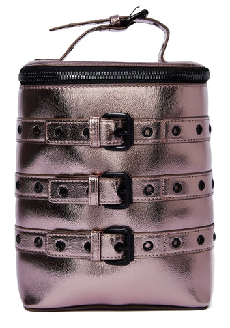 Metallic Buckle Down Backpack