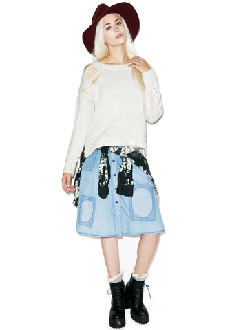 Dinner Party Sweater - White