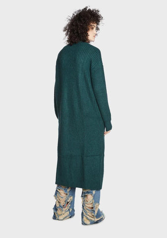 Mint What's The Use Knit Cardigan