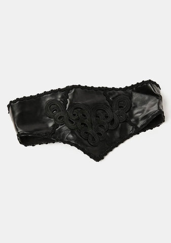 Vegan Leather Corset Belt