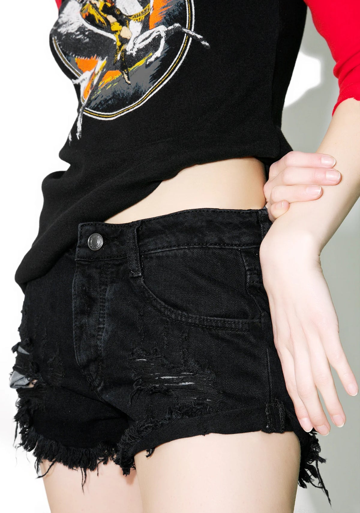 Party Of One Denim Shorts