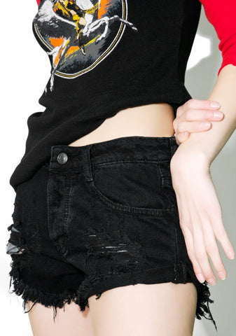 Party Of One Denim Shorts