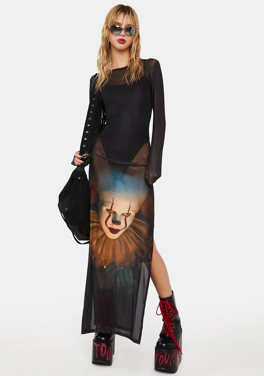 The Dancing Clown Maxi Dress