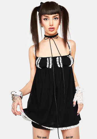 Deeper Feelings Lace Mini Dress