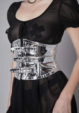 Burn It Down Metallic Waist Cincher
