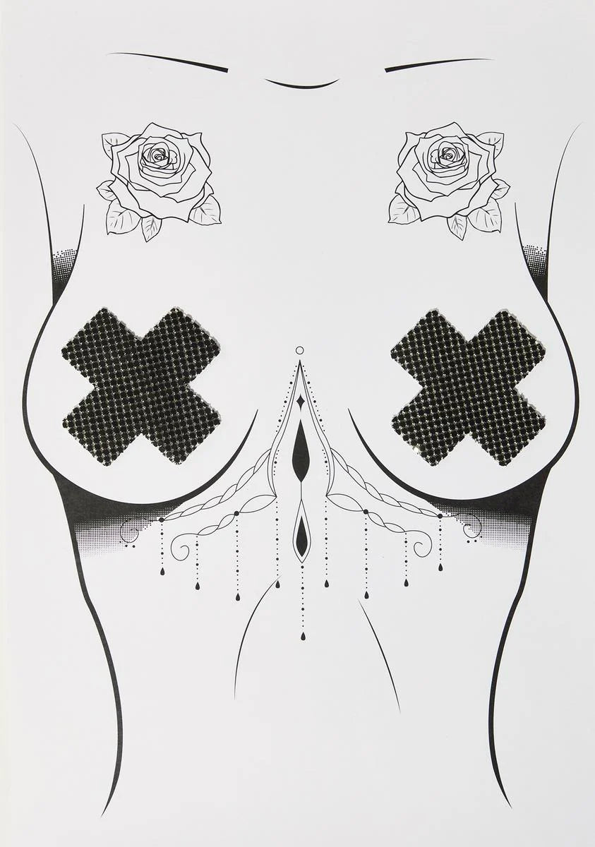 Black Venom Chainmail X Pasties