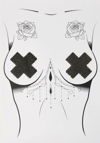 Black Venom Chainmail X Pasties