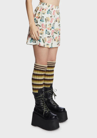 Mushroom Velour Shorts