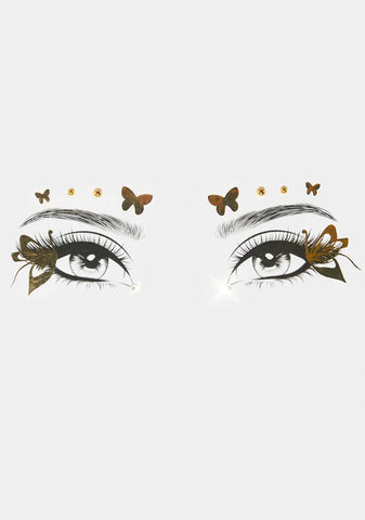 Like Diamonds In The Sky Face Stickers