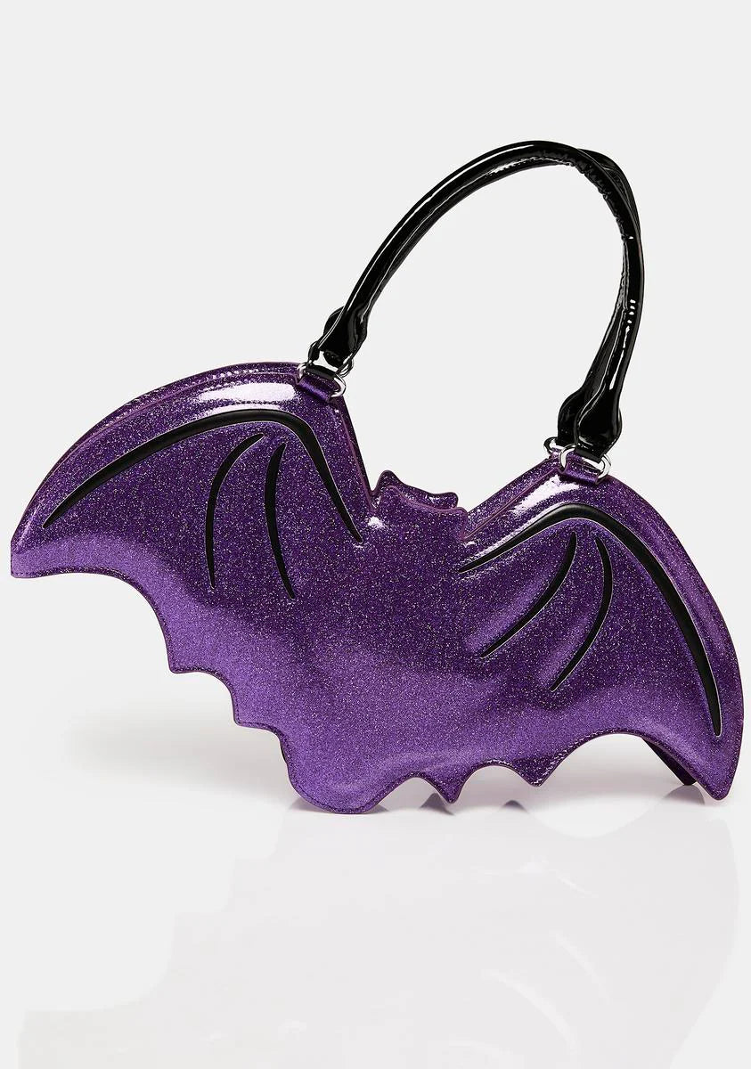 Purple Bat Handbag