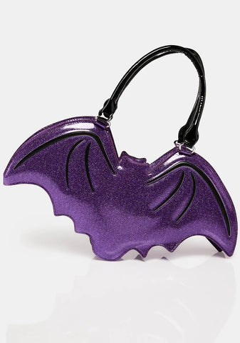 Purple Bat Handbag