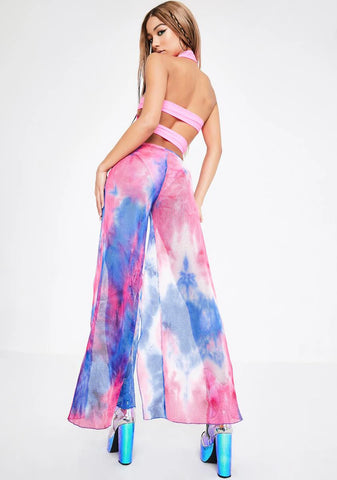 Cognac Lilac Fly-Away Pants