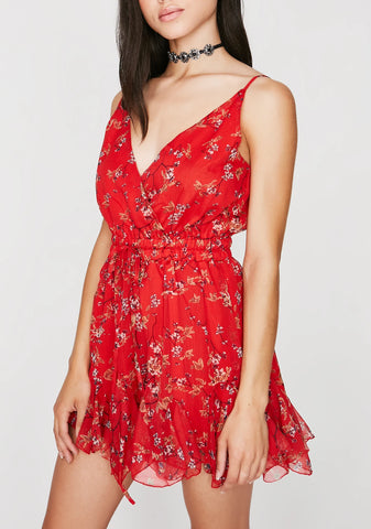 Love Me Not Ruffle Romper