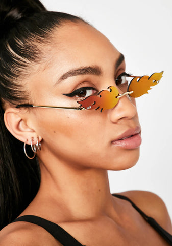 Candy Fire Tracks Reflective Sunglasses