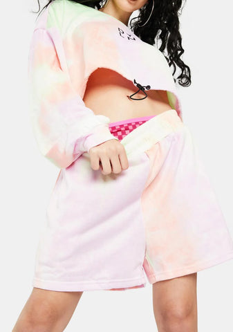 Lilac Lincoln Track Shorts