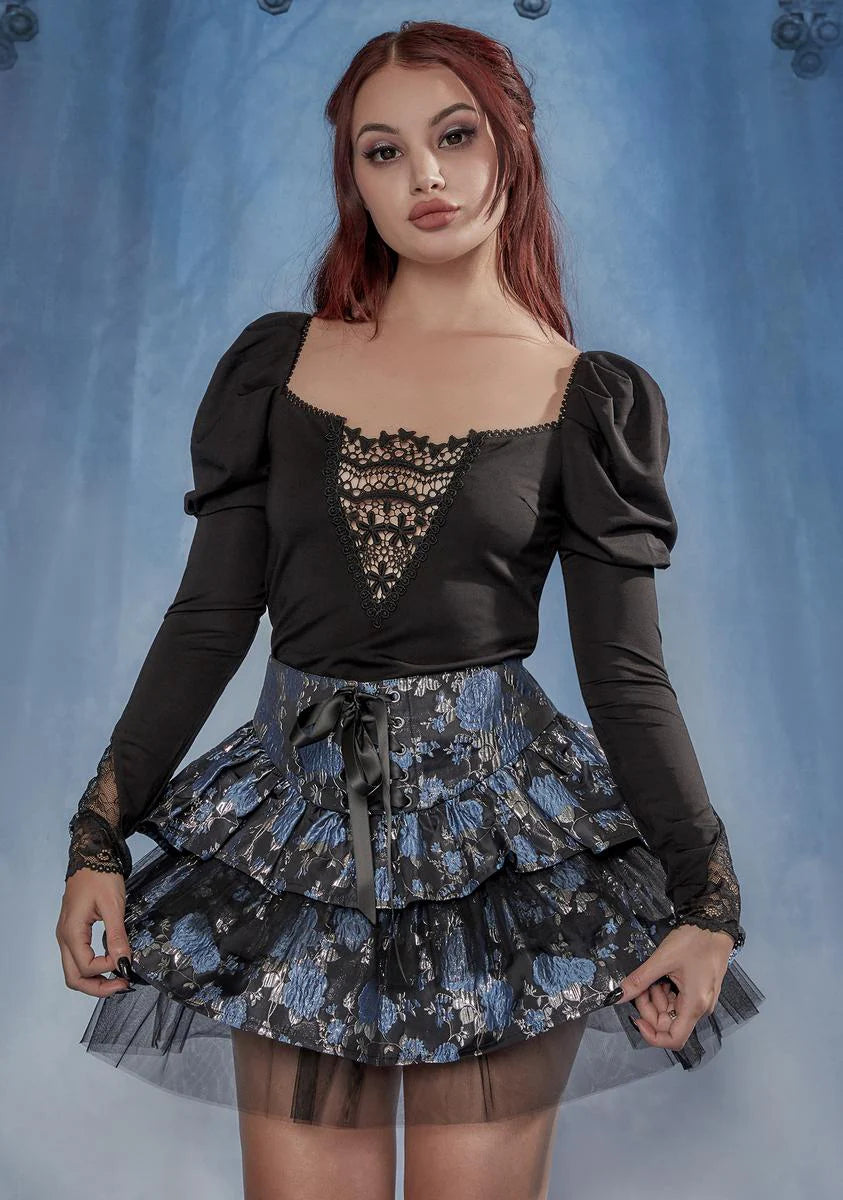 Fairest Of Them All Puff Sleeve Top