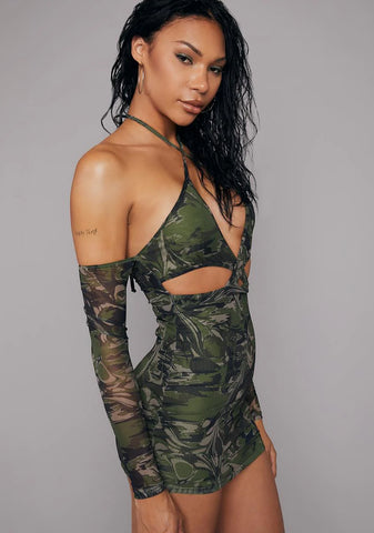 I'm A Catch Cutout Mini Dress