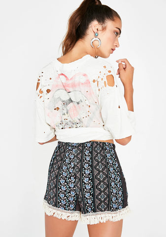 Natural Beauty Pattern Shorts