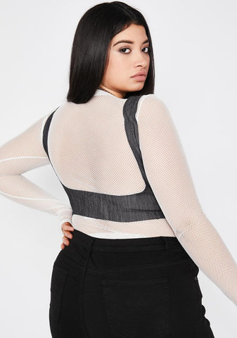 Classic Heaux Denim Bustier