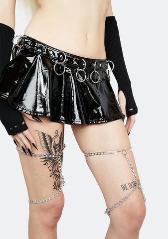 Metal Goddess Thigh Chain Set