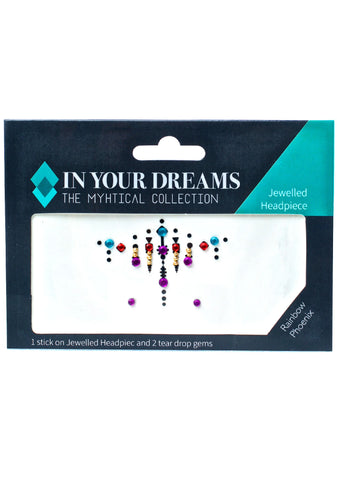 Rainbow Phoenix Jewelled Headpiece