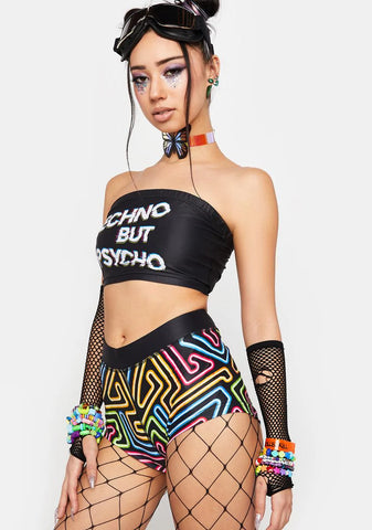 Techno Booty Shorts Set