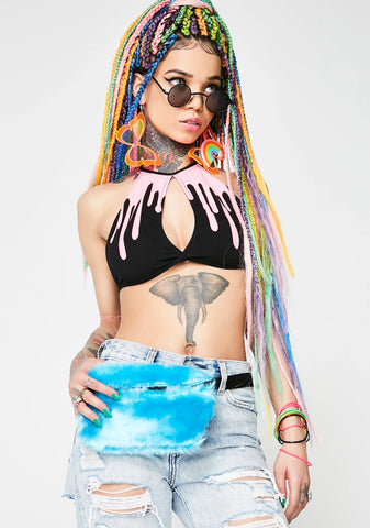 Shaggy Monster Fanny Pack