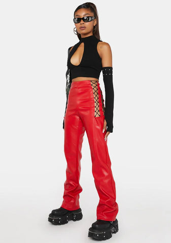 Jaxon Vegan Leather Pants