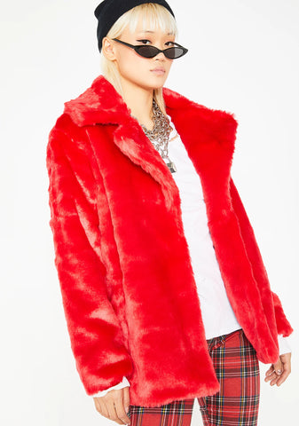 Racked Up Faux Fur Jacket