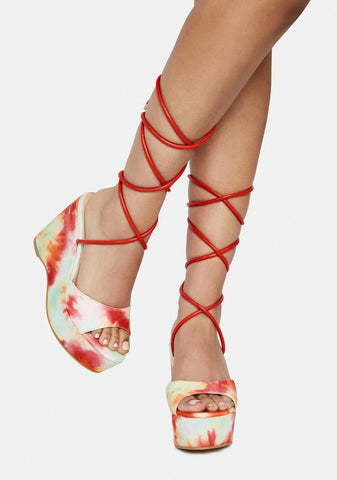 Tie Dye World Outsider Wedge