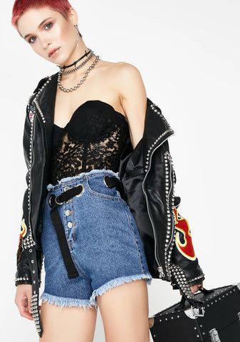 When I Want Denim Shorts