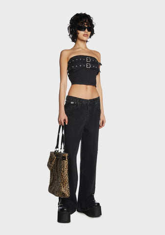 Chain Split Release Jeans