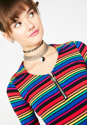 La Vida Loca Striped Dress