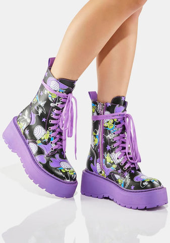 Manic Mojo Combat Boots