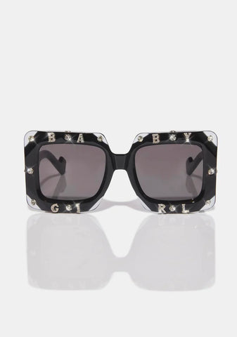 Baby Girl Stunner Rhinestone Sunglasses