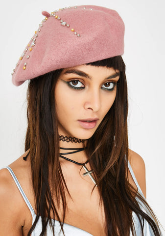 True Wish Jeweled Beret