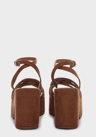 Desert Most Wanted Platform Heels