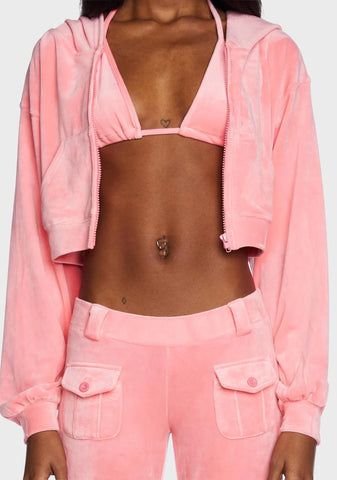 Sweet Media Hottie Velour Tracksuit Set