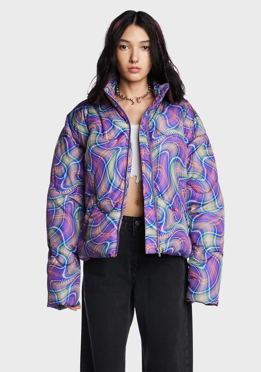 Warped Puffer Jacket