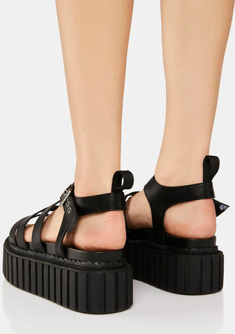 Bad Habits Chunky Creeper Sandals