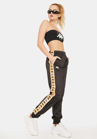 Blue Orange 222 Banda Wrastory Logo Joggers