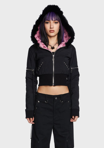 Toxic Cropped Jacket